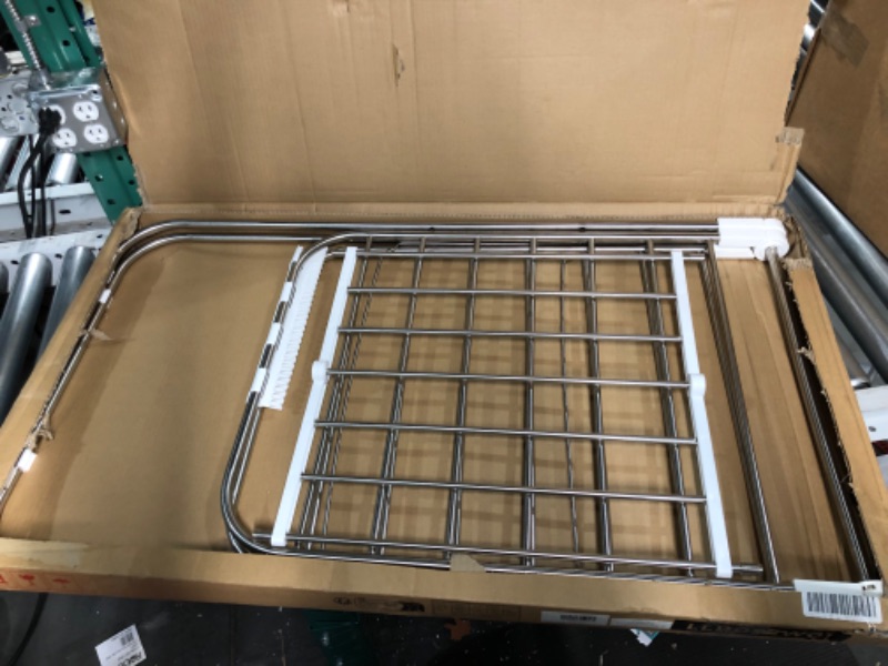 Photo 1 of **PARTS ONLY**
SONGMICS Clothes Drying Rack- Silver + White