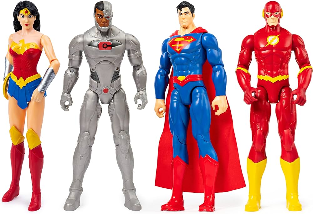 Photo 1 of DC Comics 12-inch Action Figure 4-Pack with Superman, 