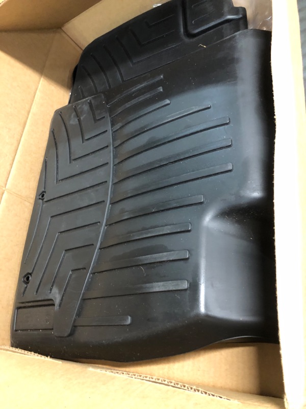 Photo 2 of 3D MAXpider Custom Fit Kagu Floor Mat (Black) for 2015-2019 Tesla Model S - 1ST Row 2ND Row