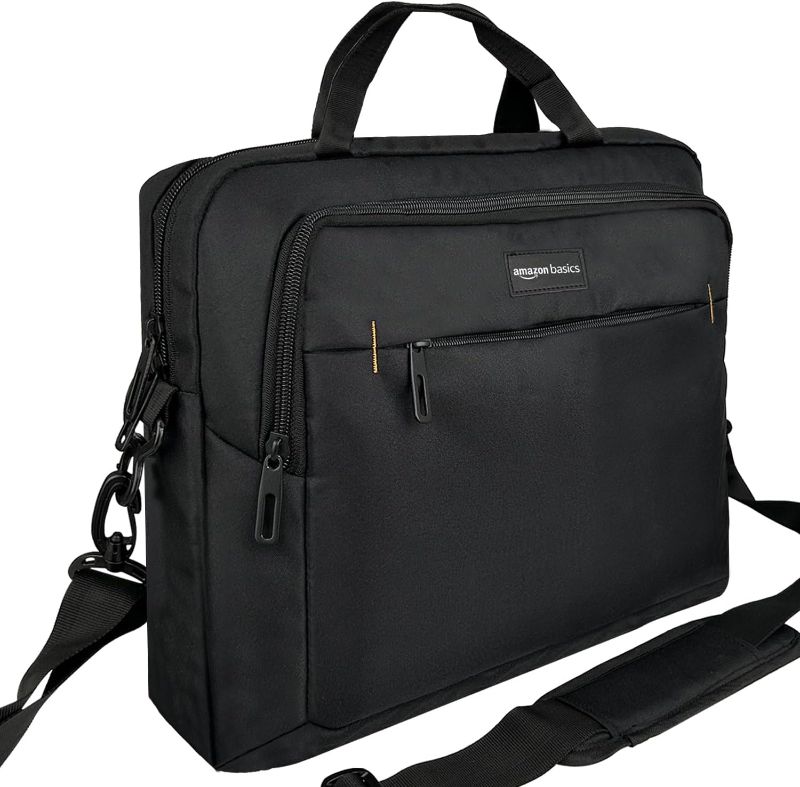 Photo 1 of Amazon Basics 15.6-Inch Laptop Computer and Tablet Shoulder Bag Carrying Case,1 Pack , Black