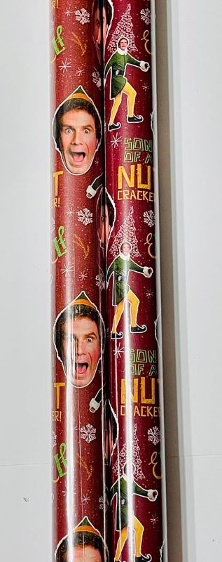 Photo 1 of 3 Rolls ELF The Movie Chrismas Wrapping Paper