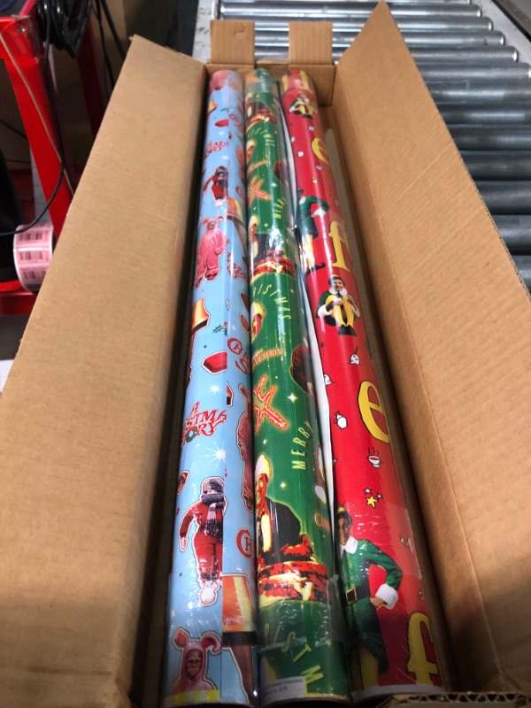 Photo 3 of 3 Rolls ELF The Movie Chrismas Wrapping Paper