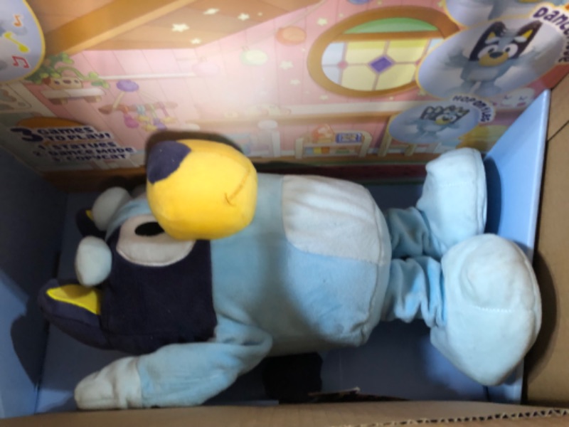 Photo 2 of Bluey Dance and Play 14" Animated Plush | Over 55 Phrases and Songs, Multicolor