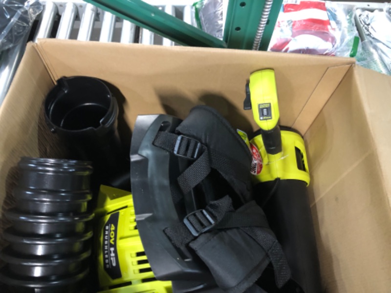 Photo 2 of **PARTS ONLY/NON-REFUNDABLE***
RYOBI 40V HP Brushless Whisper Series 160 MPH 650 CFM Cordless Battery Leaf Blower (Tool Only)