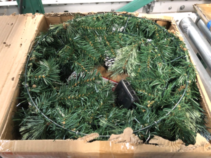 Photo 2 of 
National Tree Company Pre-Lit Artificial Christmas Wreath
