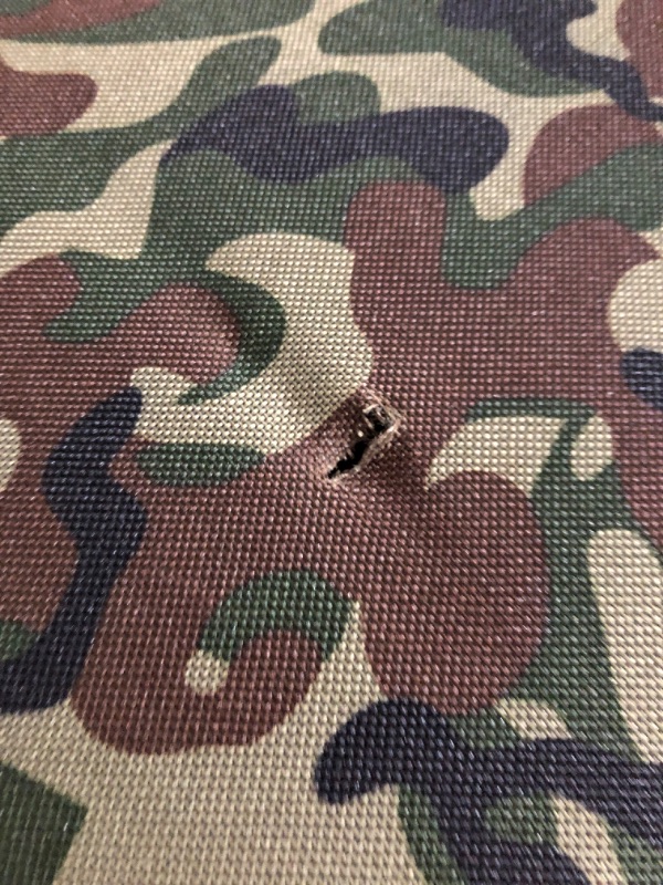 Photo 1 of **DAMAGE**
GigaTent Junior Cot in Camo
