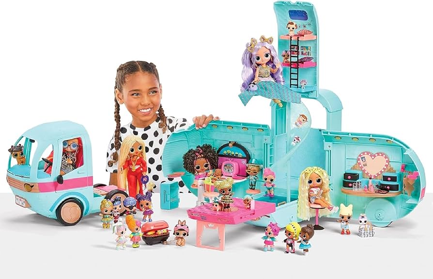 Photo 1 of *DIRTY* L.O.L. Surprise! OMG Glam N’ Go Camper Playset with 50+ Surprises and 360° Play