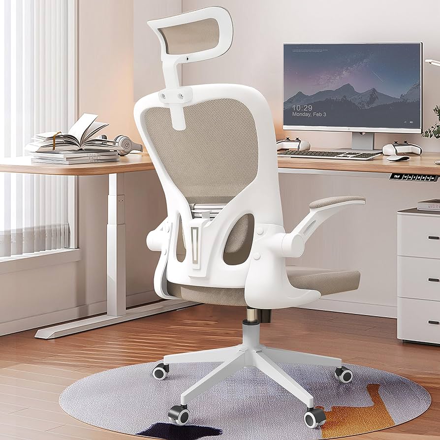 Photo 1 of Monhey Ergonomic Office Chair, Home Office Desk Chairs with Adjustable Headrest