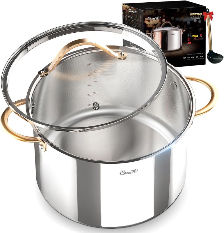 Photo 1 of *SIM TO STOCK* Pot 12 Quart, 18/10 Tri-Ply Stainless Steel