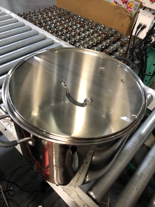 Photo 3 of *SIM TO STOCK* Pot 12 Quart, 18/10 Tri-Ply Stainless Steel