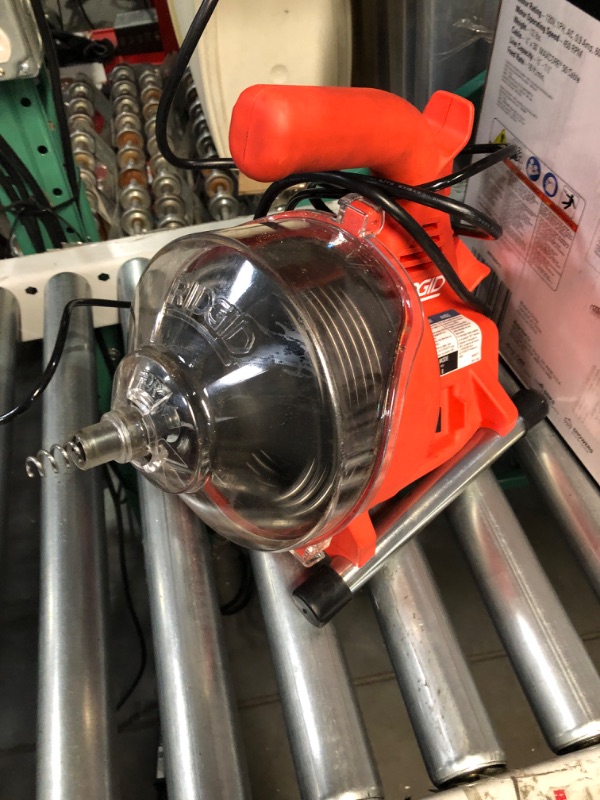 Photo 1 of **SEE NOTES/NON-REFUNDABLE FOR PARTS**
RIDGID PowerClear Drain Cleaning Machine Kit, 120-Volt