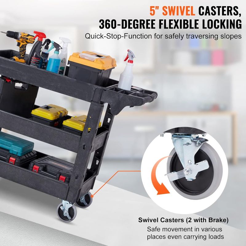 Photo 1 of *SIMILAR TO STOCK PHOTO* VEVOR Utility Service Cart