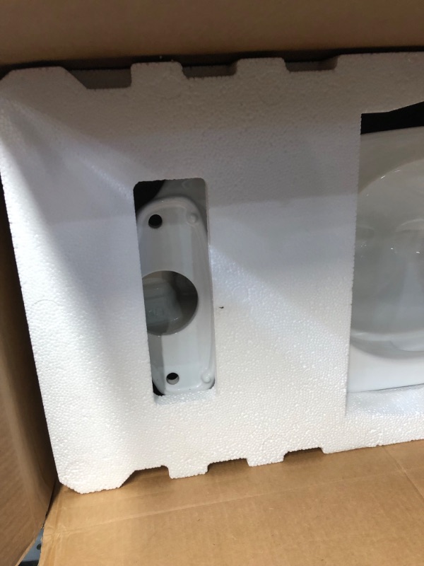 Photo 1 of **MISSING TANK ONLY BOWL**
OTO Drake Two-Piece Elongated 1.6 GPF Universal Height Cotton White - CST776CSFG#01