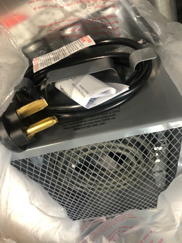 Photo 3 of * used * see images * 
Shinic Electric Garage Heater 240v, 4,800-Watt Fan-Forced Industrial Heater, With Thermostat Control