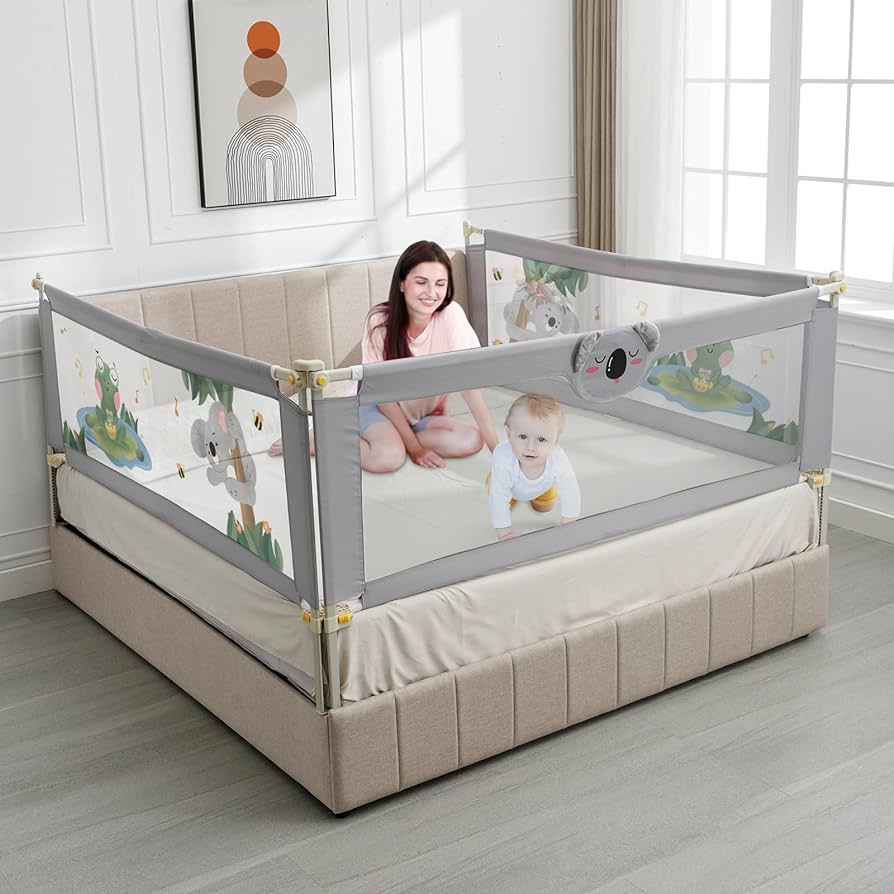 Photo 1 of 3 Pieces Baby Bed Rail Guard for Kids,