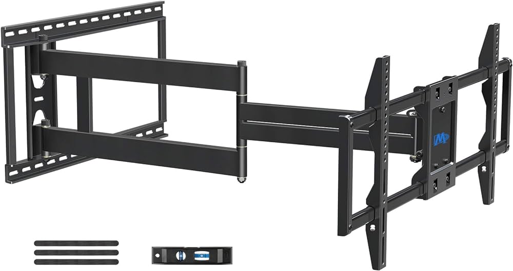 Photo 1 of Mounting Dream Long Arm TV Wall Mount for 37-75 Inch TV, Corner TV Wall Mount with 32” Long Extension, Full Motion TV Mount Swivel & Tilt, Fits Max VESA 600x400mm,100 lbs, 16”,18”,24” Studs MD2285-LA