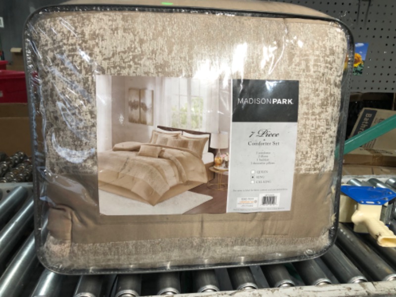 Photo 3 of * see all images * 
Madison Park Luxury Comforter Set-Traditional Jacquard Design All Season Down Alternative Bedding