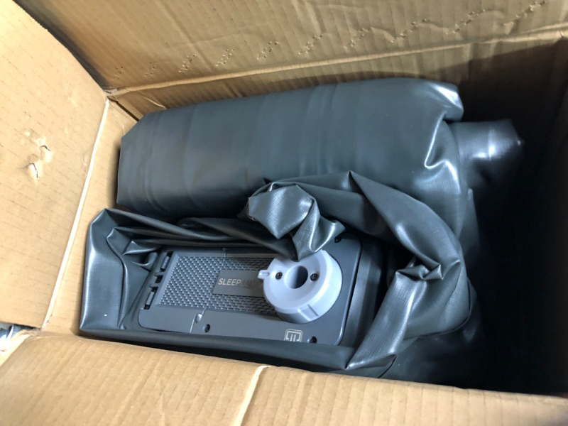 Photo 2 of * leaks air * sold for parts * repair * 
SLEEPLUX Durable Inflatable Air Mattress with Built-in Pump, Pillow and USB Charger Queen 22"