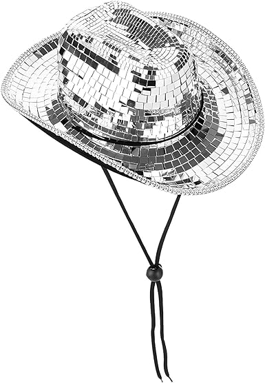 Photo 1 of Disco Ball Cowboy Cowgirl Hat for Men Women 