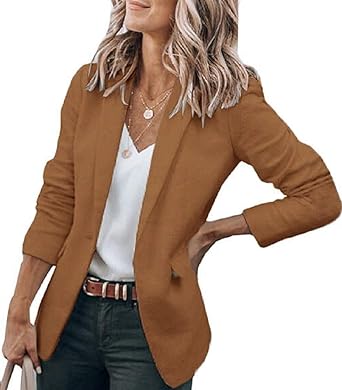 Photo 1 of Cicy Bell Women's Casual Business Blazers Lightweight Work Office Long Blazers Jackets