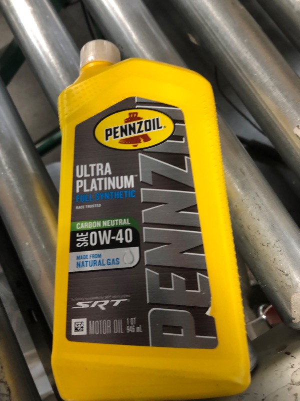 Photo 3 of Pennzoil Ultra Platinum Full Synthetic 0W-40 Motor Oil (1 Quart, Pack of 2) 