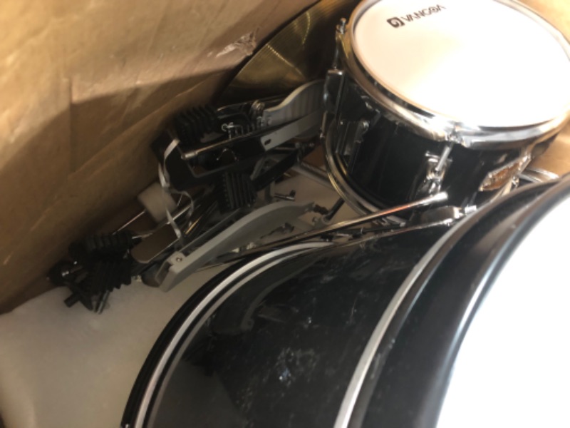 Photo 1 of **FOR PARTS ONLY*MAJOR DAMAGE*MISSING PARTS 
Kids Drum Set, 5 Piece Junior Drum Set for Beginner,