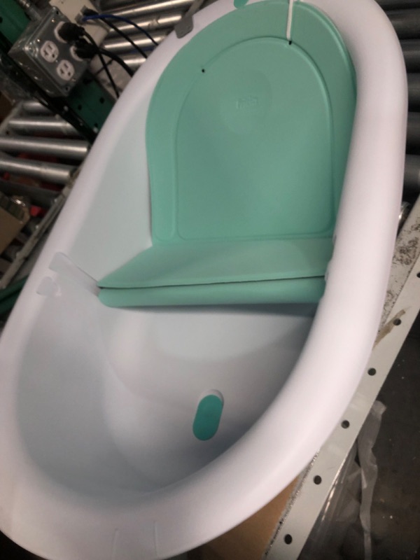 Photo 3 of 4-in-1 Grow-with-Me Bath Tub by Frida Baby Transforms Infant Bathtub 