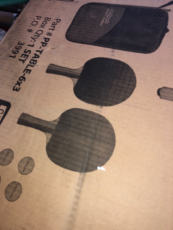 Photo 6 of ***NOT FUNCTIONAL - FOR PARTS - NONREFUNDBALE - SEE COMMENTS***
Gosports Mid Size 6 ft. x 3 ft. Indoor Outdoor Table Tennis Ping Pong Game Set