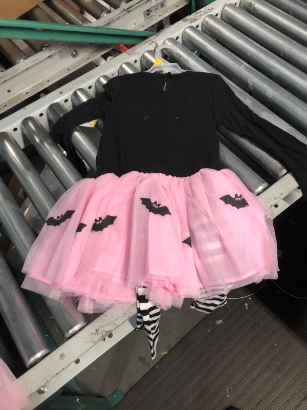 Photo 2 of Counting Daisies Girl's Spooky Vibes 2-Piece Tunic Tutu & Legging Set - Size 6
