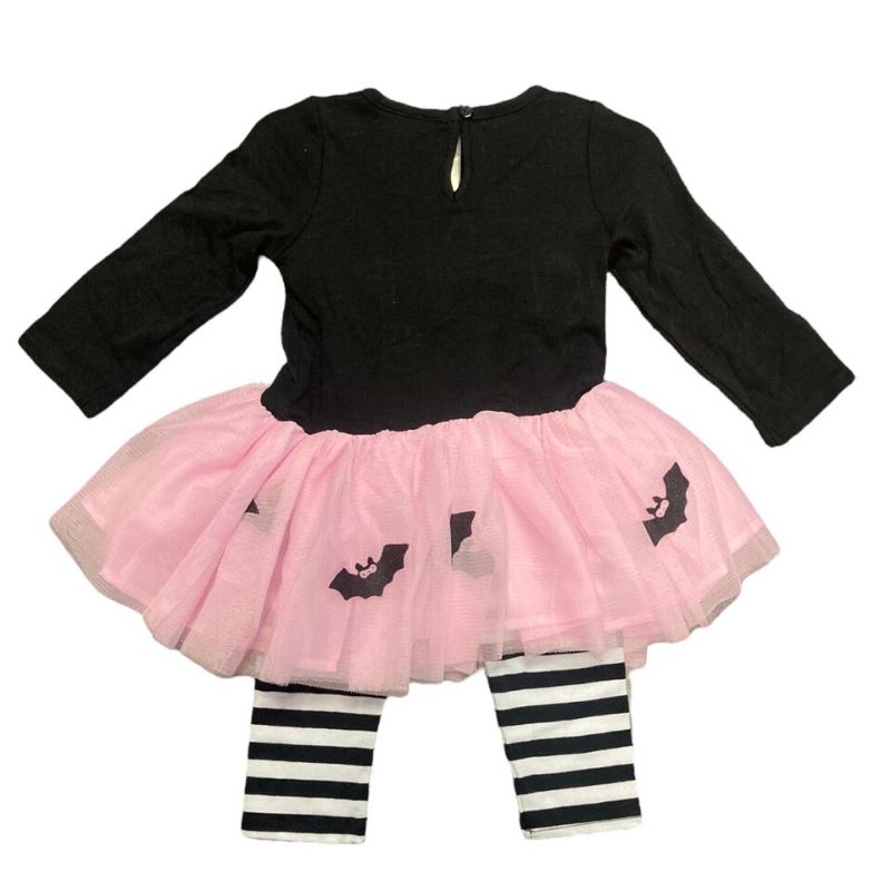 Photo 1 of Counting Daisies Girl's Spooky Vibes 2-Piece Tunic Tutu & Legging Set - Size 5T