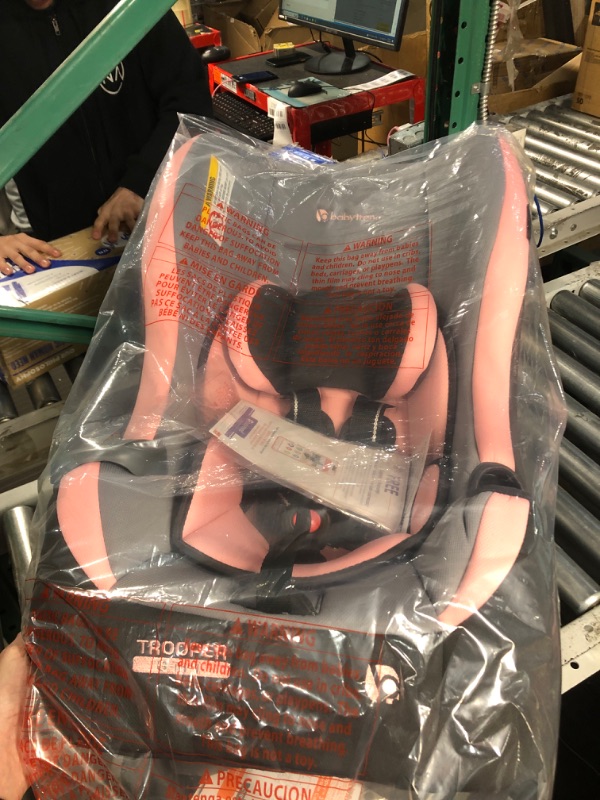 Photo 2 of Baby Trend Trooper 3-in-1 Convertible Car Seat, Quartz Pink