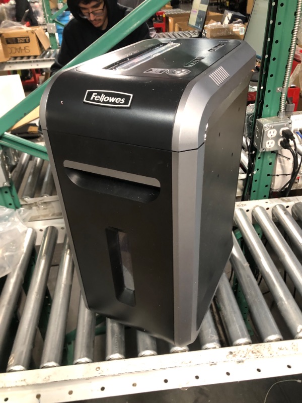 Photo 1 of Fellowes Powershred PS-12Cs, 12 Sheet Cross-Cut SafeSense Shredder (3271301)