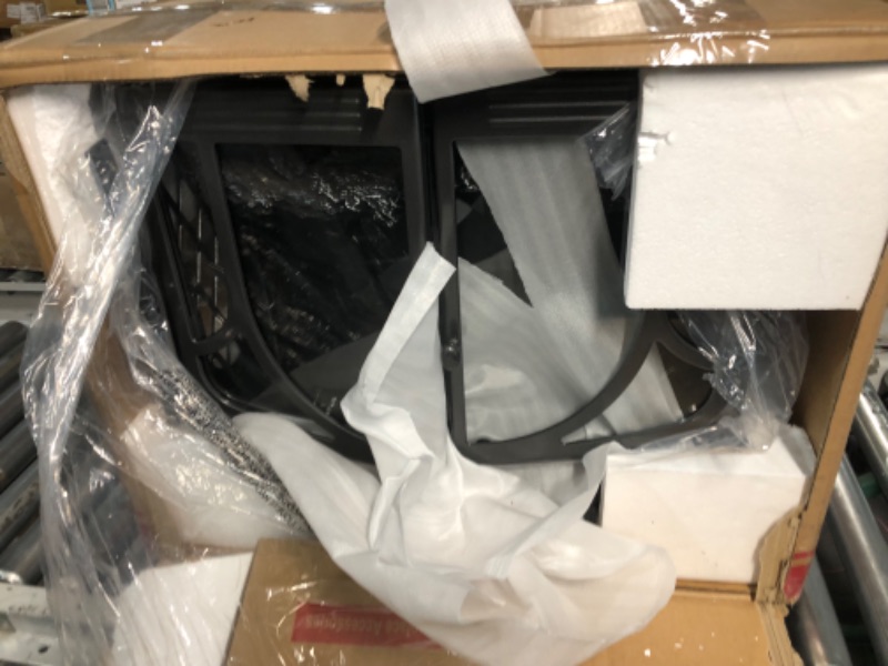 Photo 1 of R.W.FLAME Electric Fireplace Stove Heater with Remote Control, 25" Fireplace Heater, Adjustable Brightness and Heating Mode, Overheating Safe Design