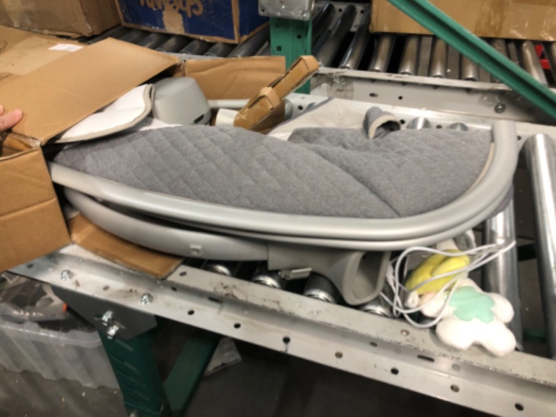 Photo 1 of Baby Swing, Newborn Essentials Baby Must Haves Bouncer with Mat & Pillow for Infants 0-12 Months, 5 Speeds, Remote/Touch Control, Indoor & Outdoor Use
