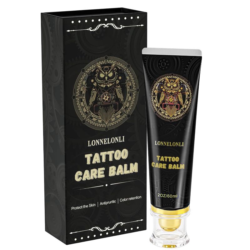 Photo 1 of LONNIELONLI Tattoo Aftercare Soothing Gel, (2oz/60ml) 6-8 Hours Maximum Strength, Painless Tattoo Numbing Gel for New Tattoos, Unscented Tattoo Care Products for Itchiness Irritation Relief