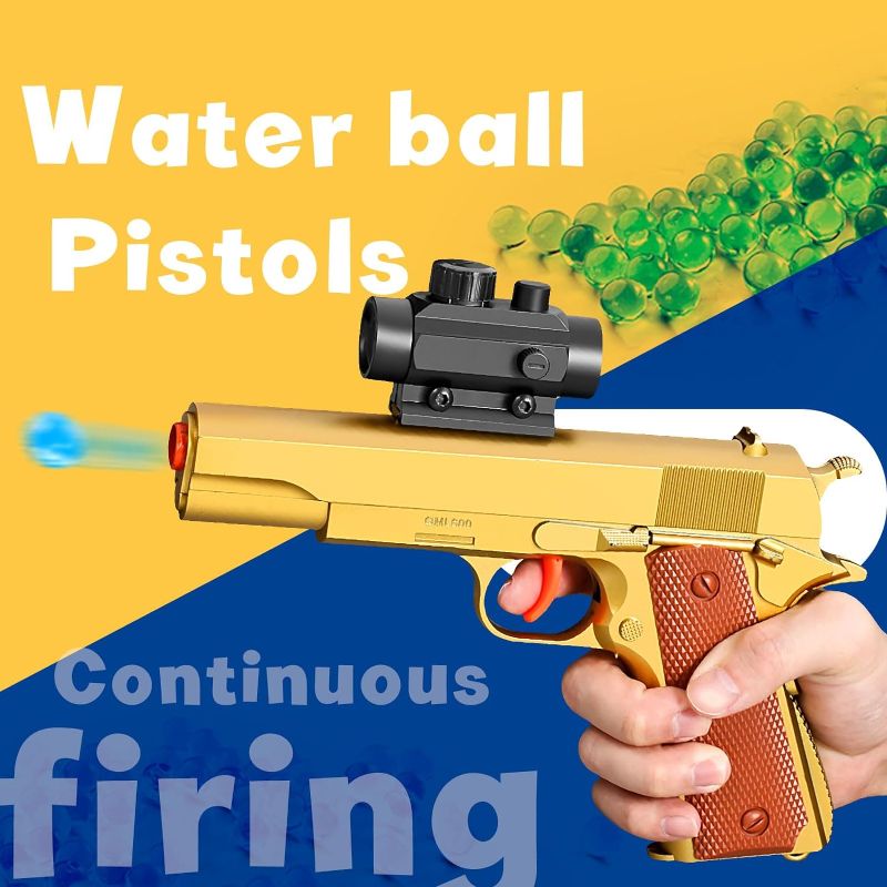 Photo 2 of 
Splatter Blaster Splat 6mm Pistol Pellet Gun Realistic Cool Stuff Shooting Game Toy for Age 15+ up 