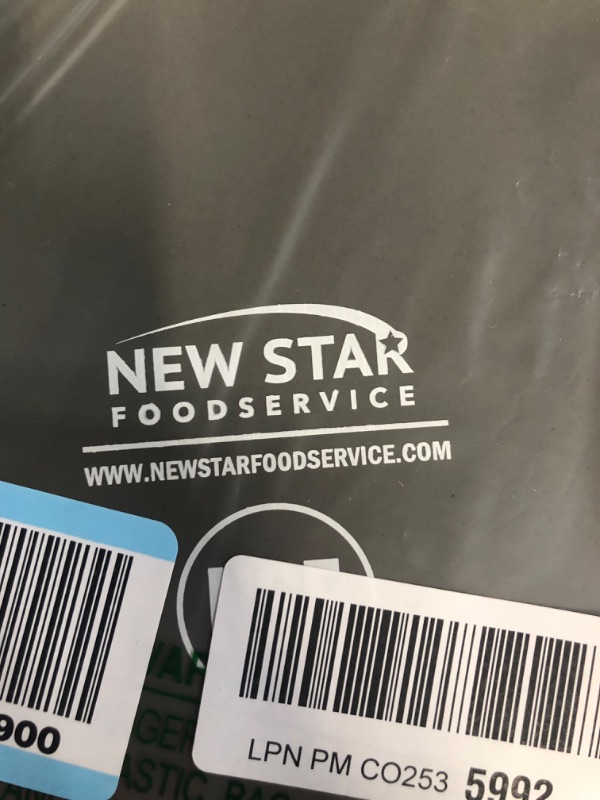 Photo 2 of ***USED - CRACKED - SEE PICTURES***
New Star Foodservice 25361 Restaurant Grade Non-Slip Tray, Plastic, Rubber Lined, Round (18-Inch, Brown)