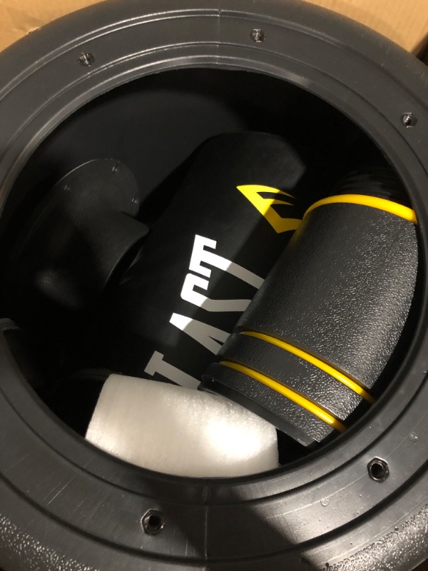 Photo 3 of * incomplete * damaged * sold for parts * repair * 
Everlast Unisex Power Core Freestanding Punch Bag Black/White