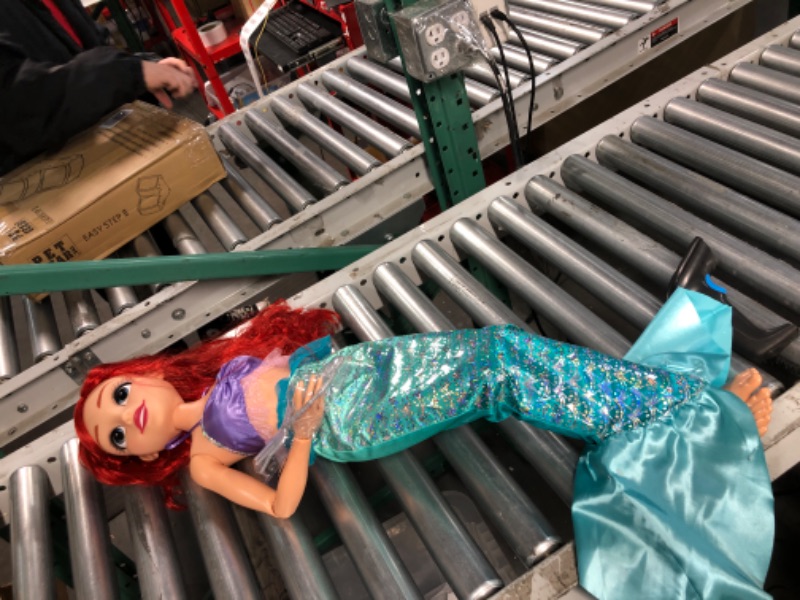 Photo 2 of Disney Princess Playdate Ariel Doll with Accessories, 32” Tall