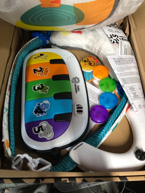 Photo 2 of Baby Einstein 4-in-1 Kickin' Tunes Music and Language Play Gym and Piano Tummy Time Activity Mat