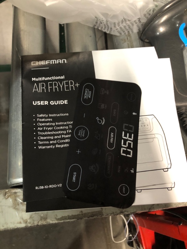 Photo 1 of [READ NOTES]
CHEFMAN Multifunctional Digital Air Fryer (Black 10 QT Air Fryer)