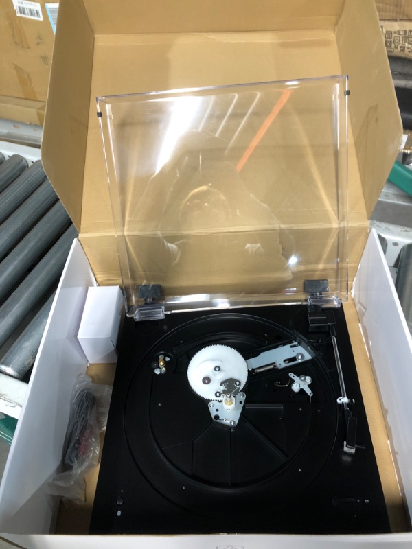 Photo 1 of Audio-Technica AT-LP60XBT-BK Fully Automatic Bluetooth Belt-Drive Stereo Turntable, Black, Hi-Fi, 2 Spee