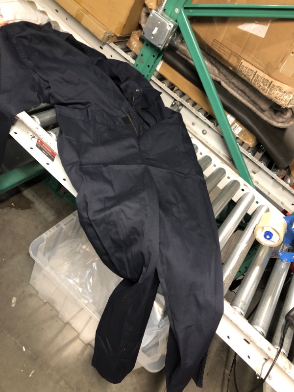 Photo 2 of Dickies Men's Basic Blended Coverall X-Large Tall Dark Navy