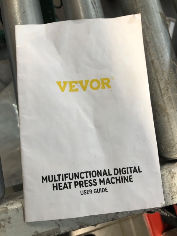 Photo 4 of VEVOR 15x15 Heat Press Machine 8 in 1 Combo 