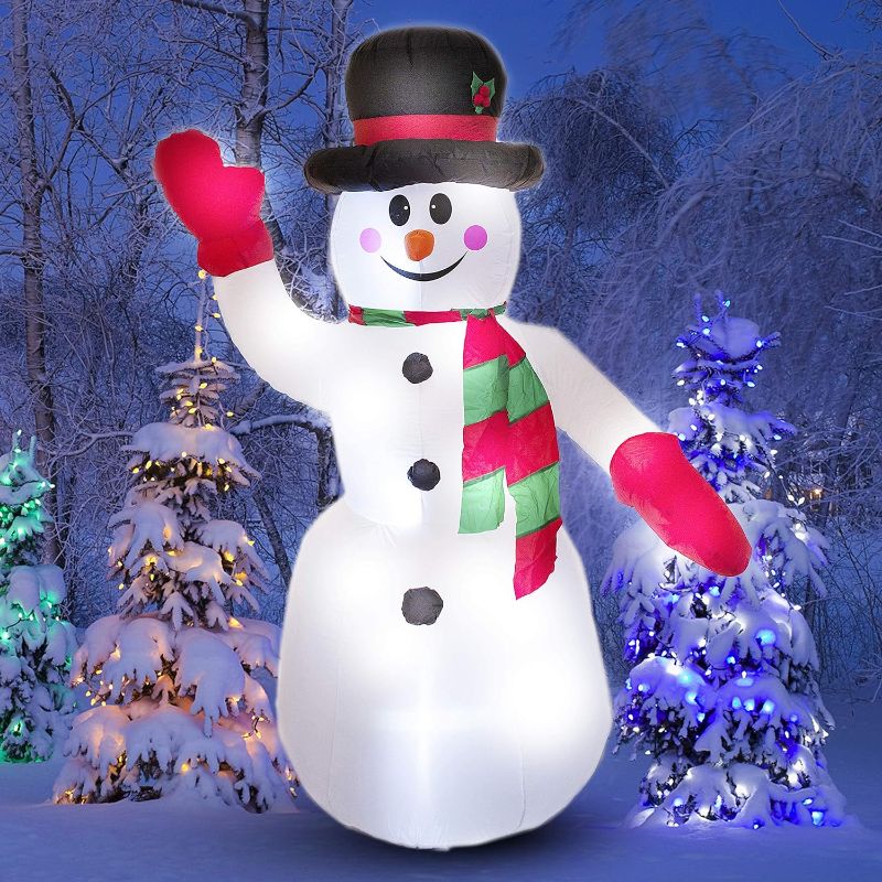 Photo 1 of ******STOCK PHOTO AS REF****8 ft inflatable snowman