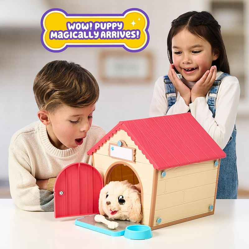 Photo 5 of (READ NOTES) Little Live Pets My Puppy Interactive Plush Toy & Kennel. 25+ Sounds & Reactions. Name Your Puppy and Surprise! It Appears! Gifts for Kids Ages 5+
