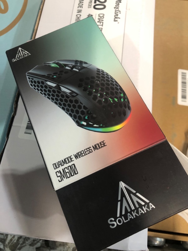 Photo 1 of VersionTECH. Wireless Gaming Mouse, Rechargeable Computer Mouse Mice with 7 LED Lights, 6 Programmable Buttons, 2.4G USB Nano Receiver 3 Adjustable DPI for Laptop PC Gamer Desktop Chromebook Mac-Black