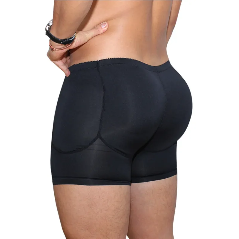 Photo 1 of Men's Padded Shorts Boxer Underwear Tummy Control Shapewear Enhance Butt Lifter Briefs