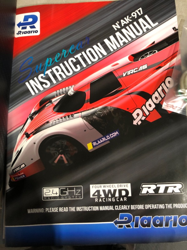 Photo 7 of * important * see clerk notes * 
AMORIL 1/10 Large 3S Brushless High Speed RC Cars for Adults,Max 120 MPH All-Road Speed Bash Racer RTR with Carbon Fiber Chassis