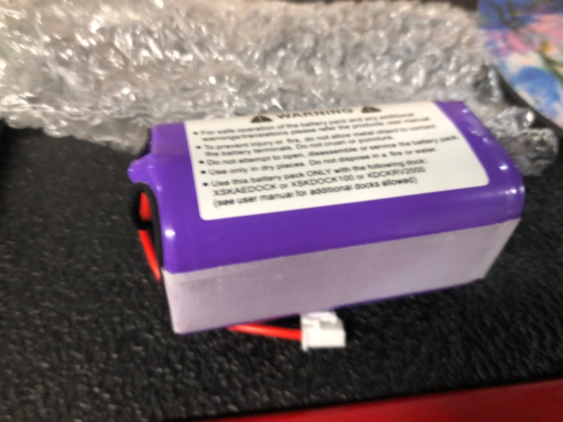 Photo 3 of Sicimly 3000mAh Replacement RVBAT850 Batterry for Shark Ion RV850 R85 R87 S87 AV752 AV751 RV761 RV850C RV850BRN RV851WV RV871 RV700N RV720N RV1000S RV101AE Series Robot Vacuum Cleaners?2 Prongs?